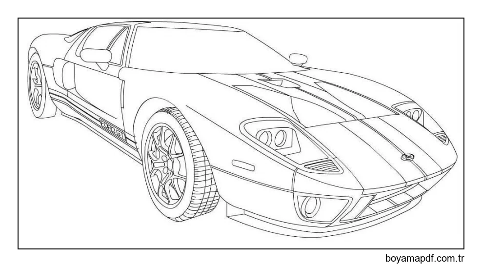 2006 Ford GT Boyama Sayfası