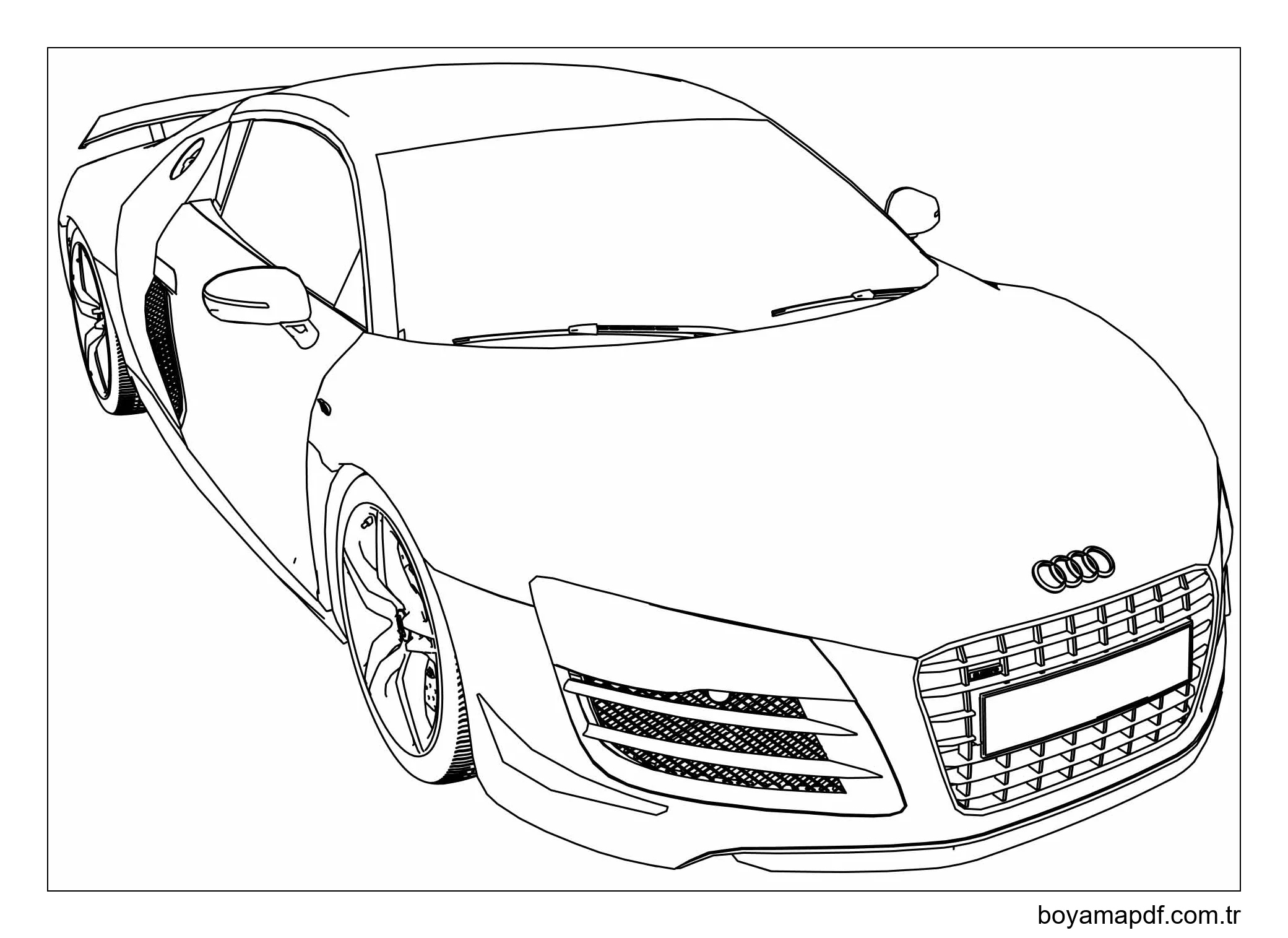 Audi Boyama Sayfası