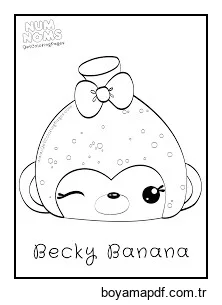 Becky Muz Boyama Sayfası