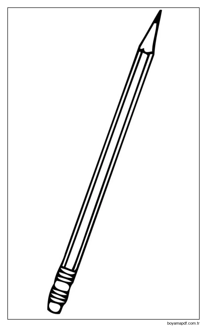 Bir Kalem Boyama Sayfası