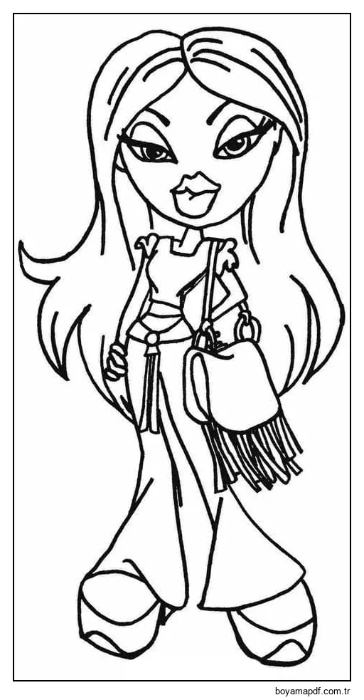 Bratz HD Boyama Sayfası