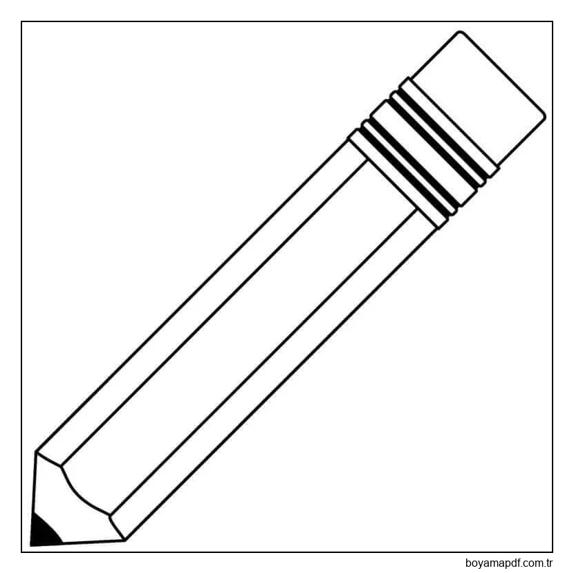 Büyük Kalem Boyama Sayfası