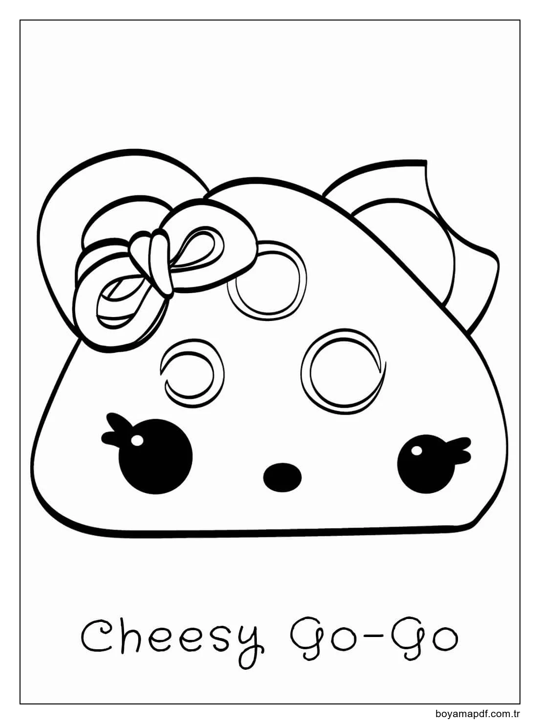 Cheesy Go-go Boyama Sayfası