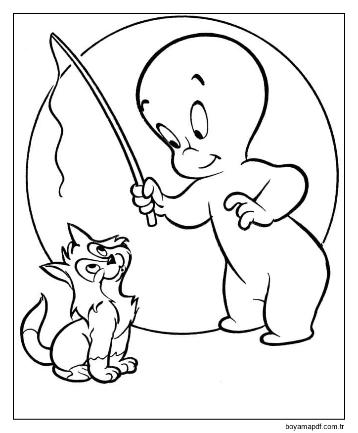 Çizmek Casper 2 Boyama Sayfası