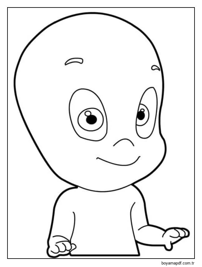 Çizmek Casper 3 Boyama Sayfası