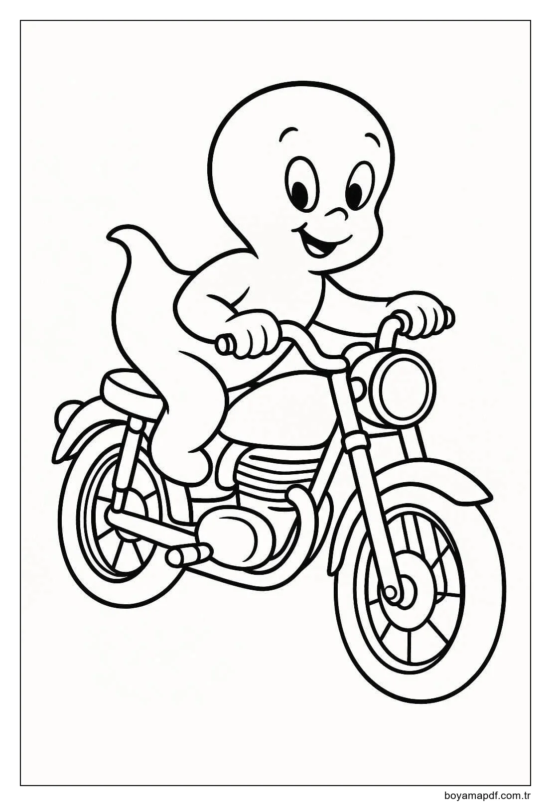 Çizmek Casper 5 Boyama Sayfası