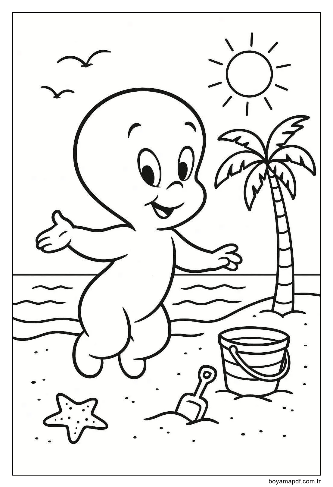 Çizmek Casper 6 Boyama Sayfası