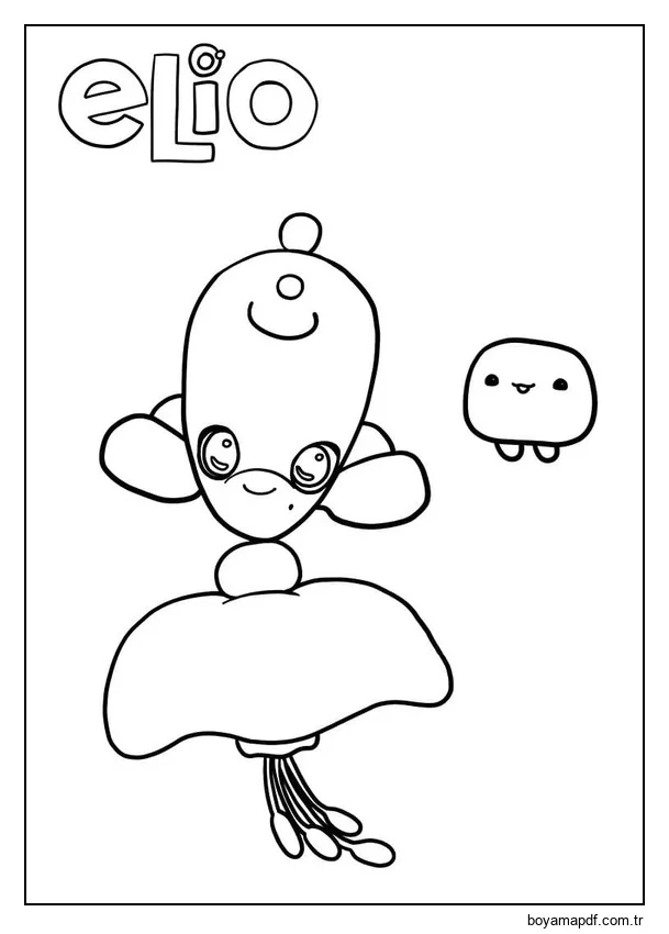 Çizmek Elio 2 Boyama Sayfası