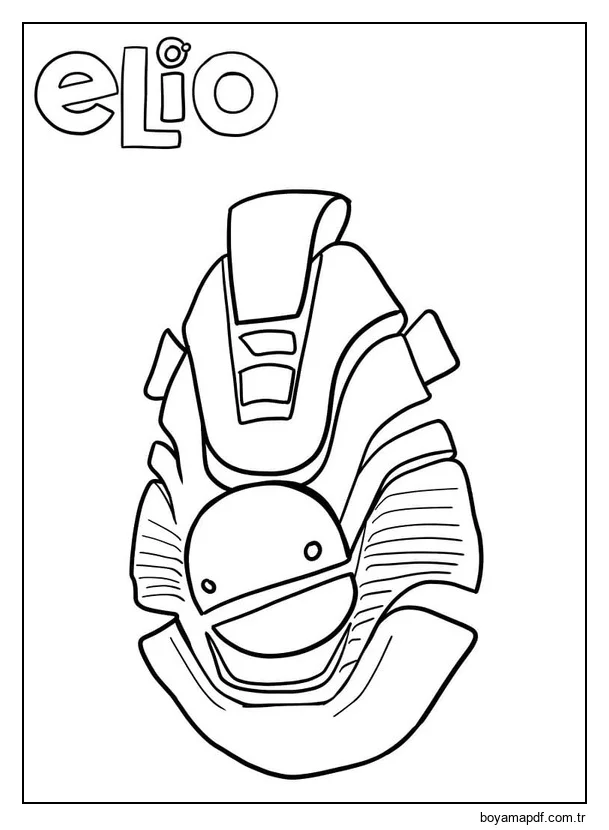 Çizmek Elio 5 Boyama Sayfası