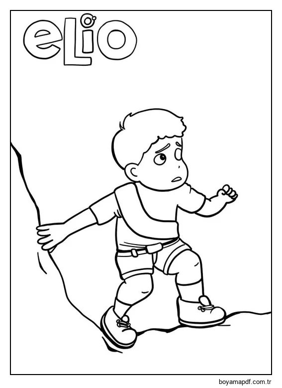 Çizmek Elio 7 Boyama Sayfası