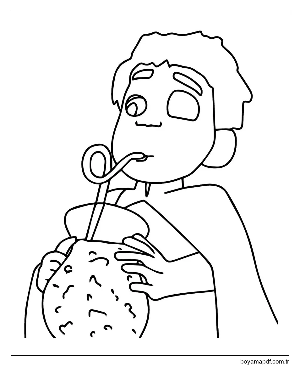 Çizmek Elio çocuklar için Boyama Sayfası