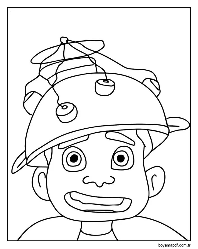 Çizmek Elio çocuklar için temel Boyama Sayfası