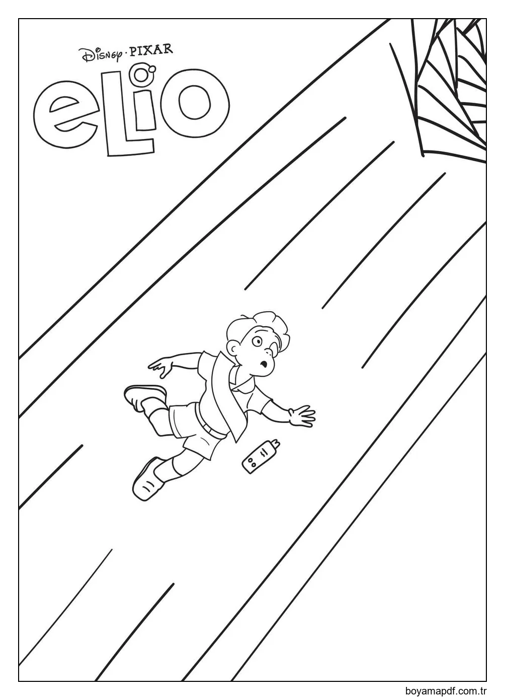 Çizmek Elio yazdırılabilir Boyama Sayfası
