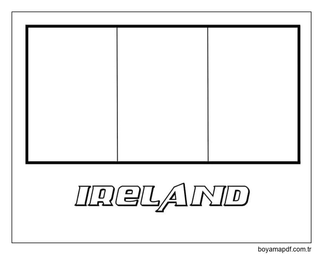 Çizmek İrlanda 2 Boyama Sayfası