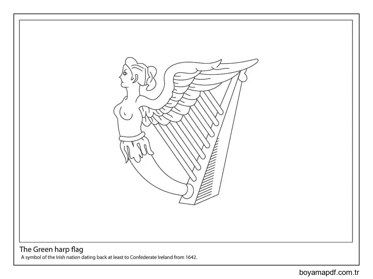 Çizmek İrlanda 8 Boyama Sayfası