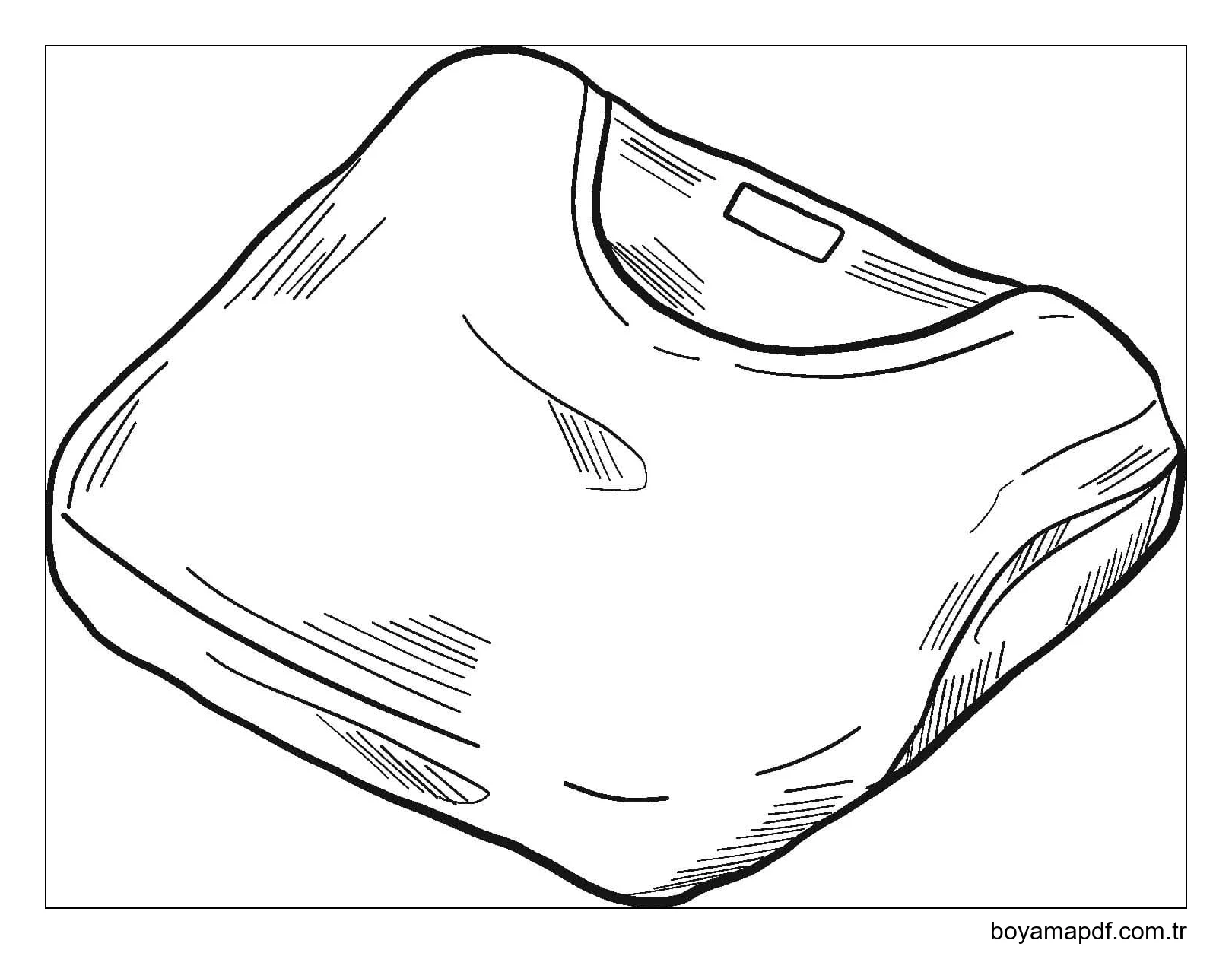 Çizmek Tişört çocuklar için yazdırılabilir Boyama Sayfası