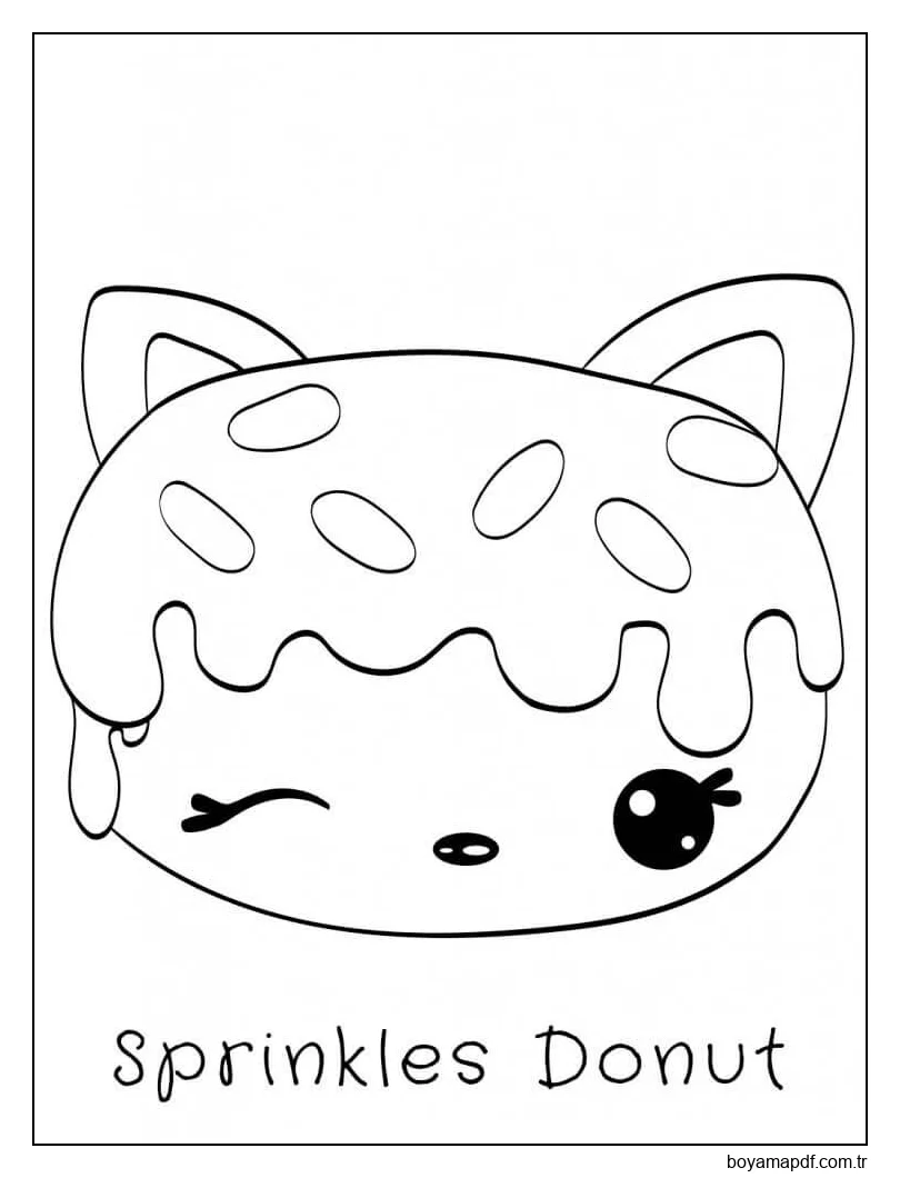 Çörekler Boyama Sayfası