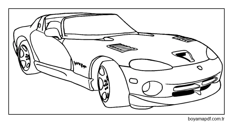Dodge Viper Boyama Sayfası