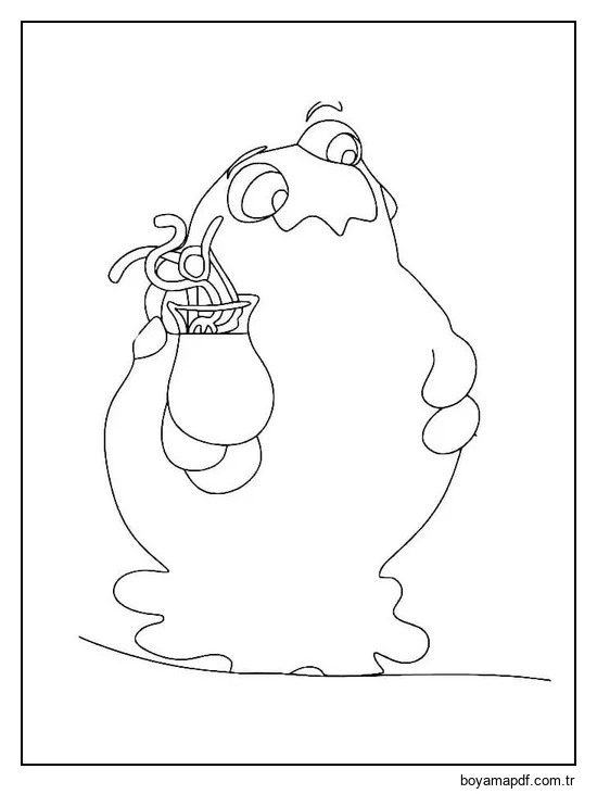 Elio çocuklar için yazdırılabilir Boyama Sayfası