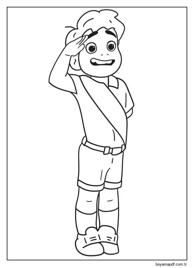 Elio Ücretsiz yazdırılabilir Boyama Sayfası