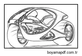 Hyundai Motosiklet Boyama Sayfası