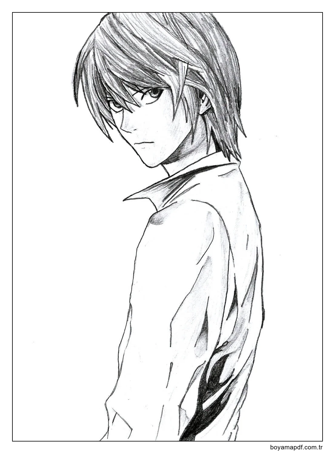 Işık Yagami x Kira Boyama Sayfası