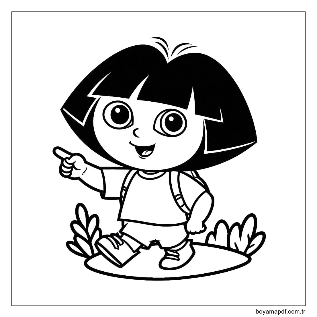 Kaşif Dora 4 Boyama Sayfası
