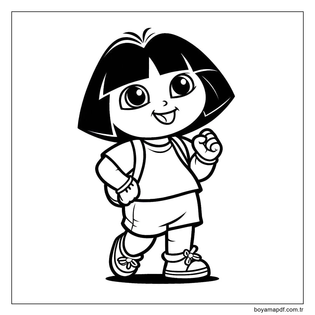 Kaşif Dora 5 Boyama Sayfası