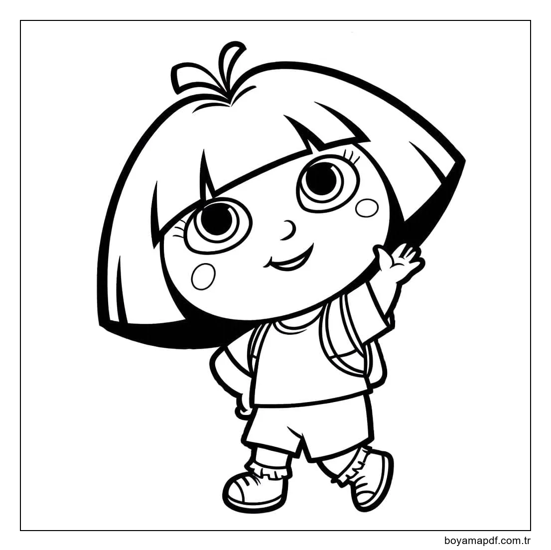 Kaşif Dora 6 Boyama Sayfası