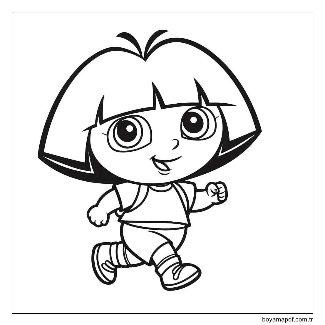 Kaşif Dora 7 Boyama Sayfası