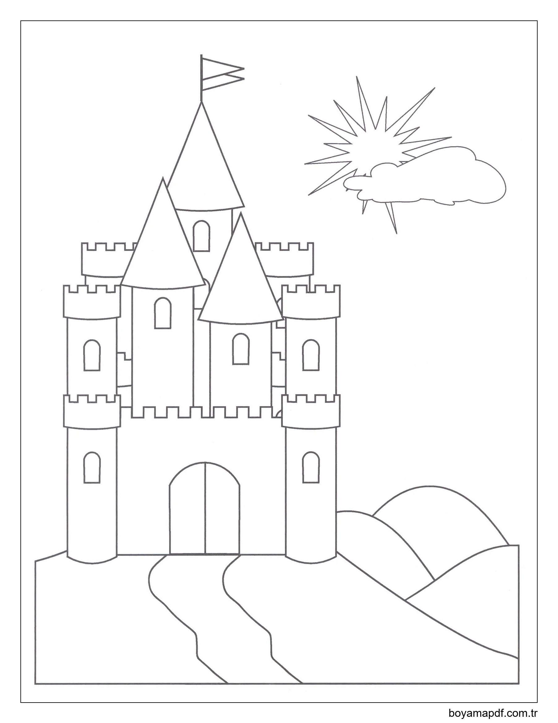 Kolay Kale Boyama Sayfası