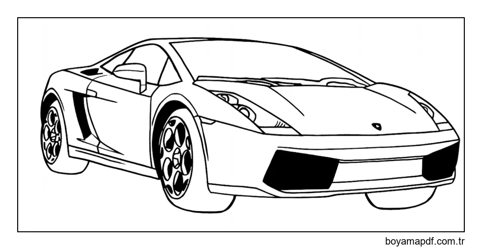 Lamborghini Gallardo Boyama Sayfası