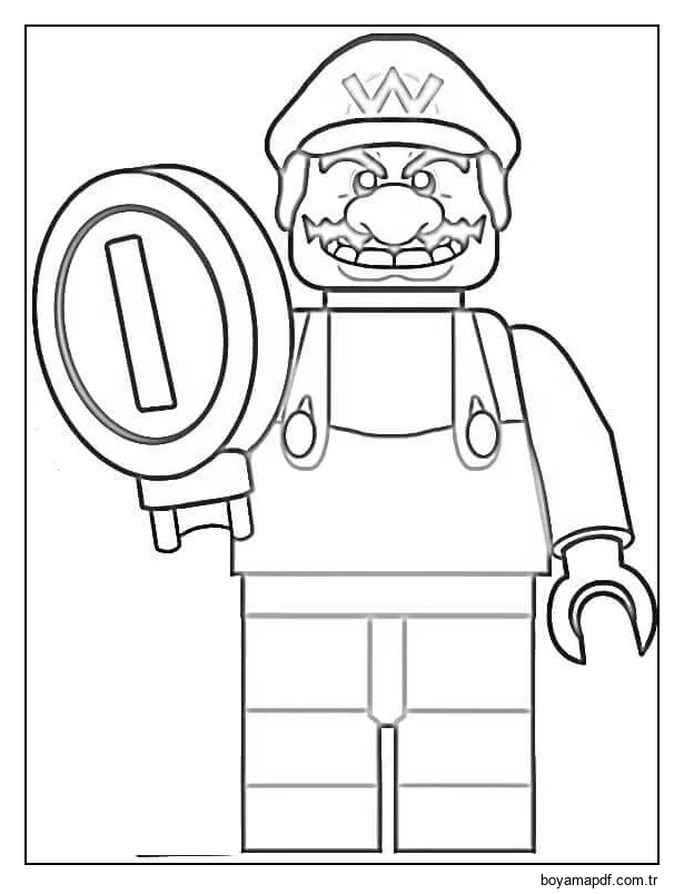 Lego Wario Boyama Sayfası