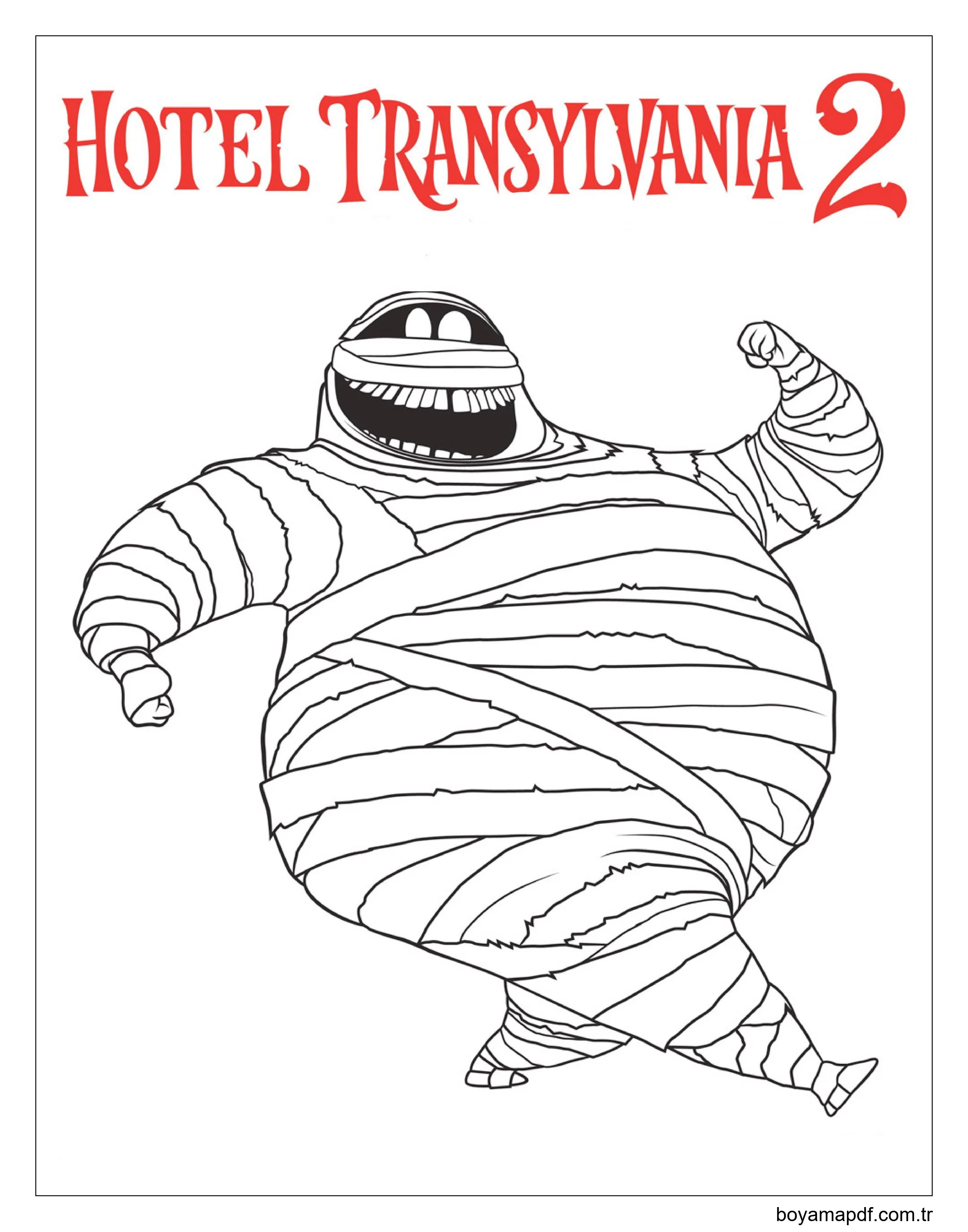 Murray Otel Transylvanya Boyama Sayfası