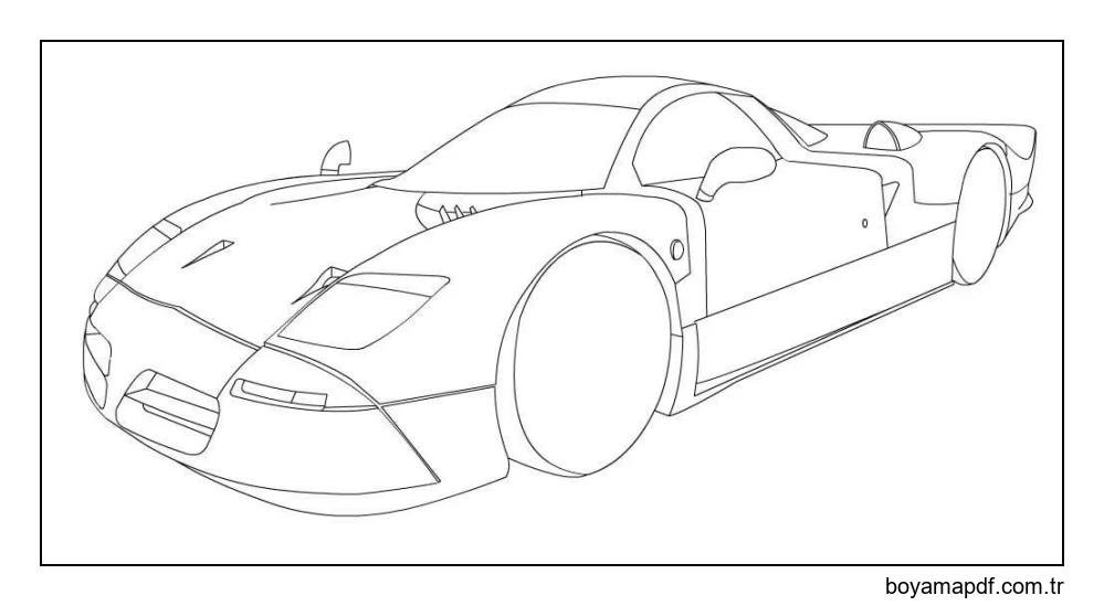 Nissan R390 Boyama Sayfası