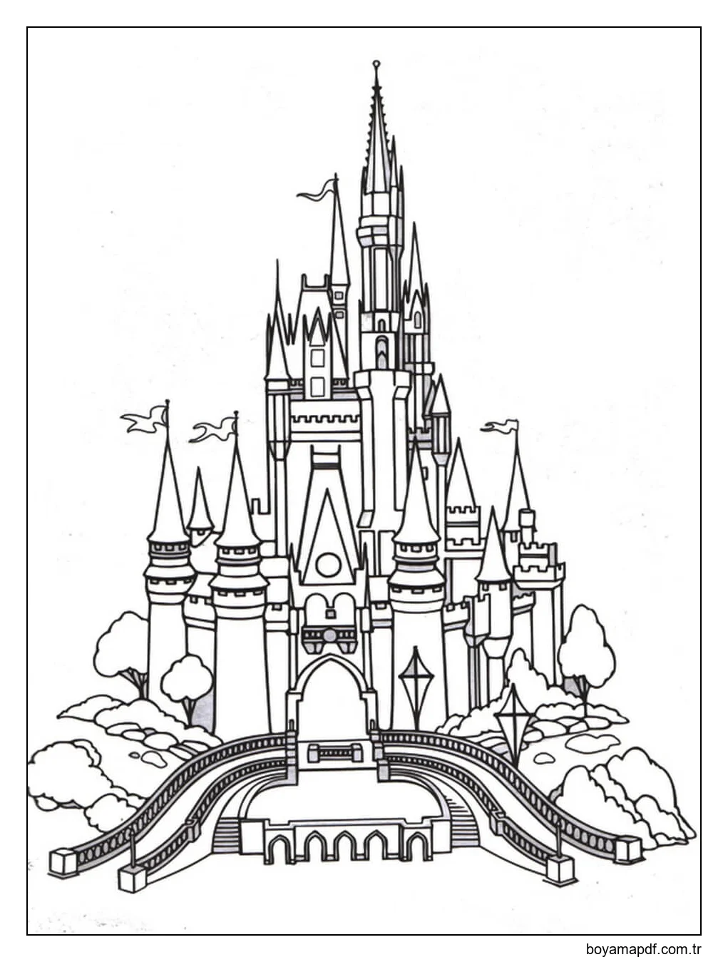 Serin Kale Boyama Sayfası