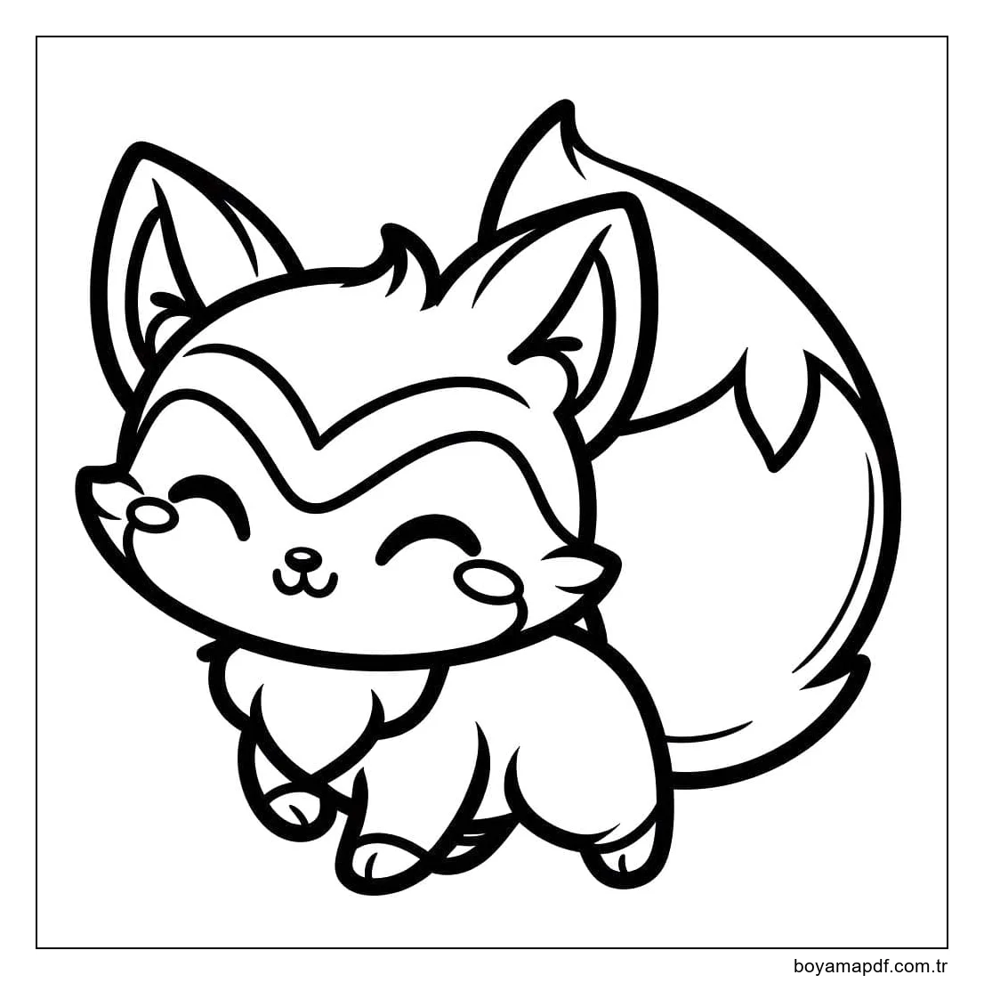 Tilki resimleri Boyama Sayfası