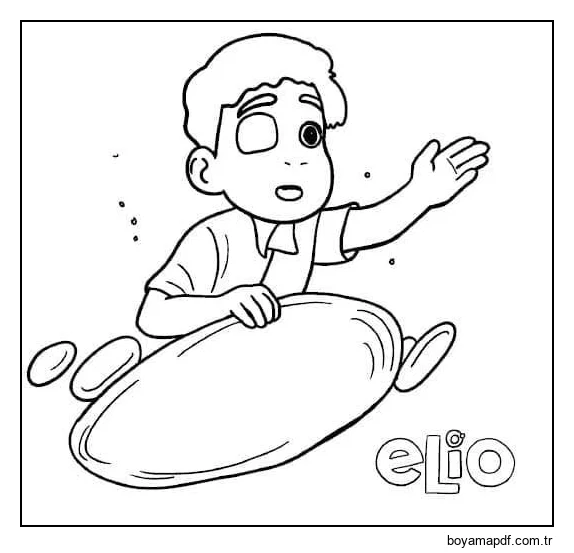 Ücretsiz yazdırılabilir Elio Boyama Sayfası