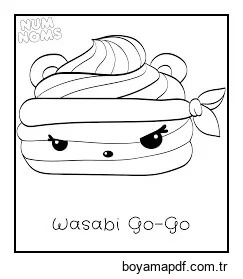 Wasabi Go-go Boyama Sayfası