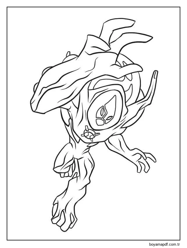 Elmas Kafalı Koşu Boyama Sayfası