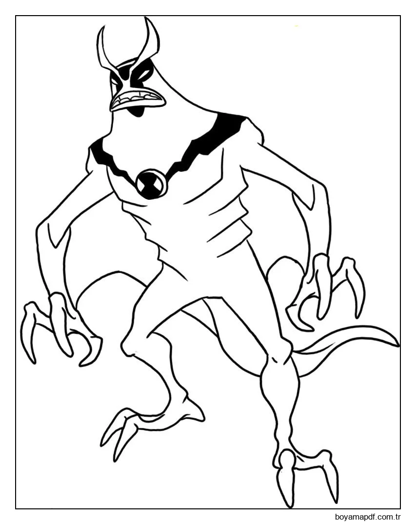 Harika Jetray Boyama Sayfası