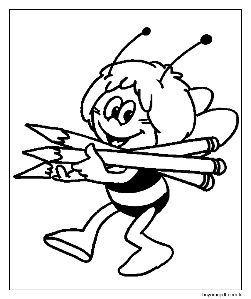 Kalemli Maya Boyama Sayfası