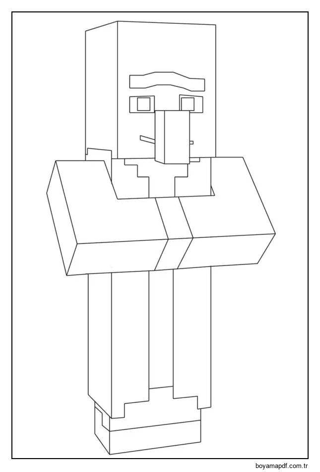 Köyümüze gelin. Sadece hiçbir şeyi havaya uçurma. Boyama Sayfası