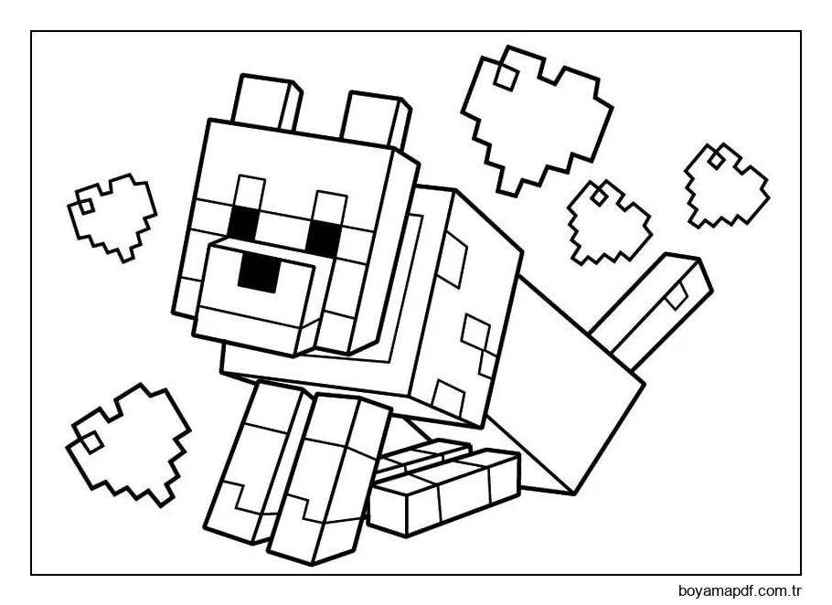 Minecraft'ta Kurt Boyama Sayfası