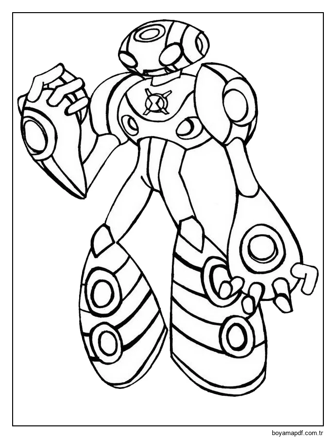 Nihai Eko Eko Dövüşü Boyama Sayfası