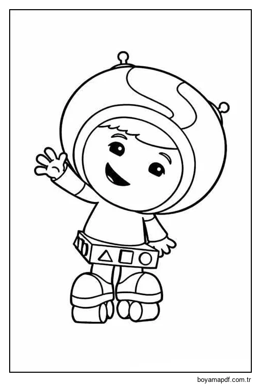 Takım Umizoomi Anahat Boyama Sayfası