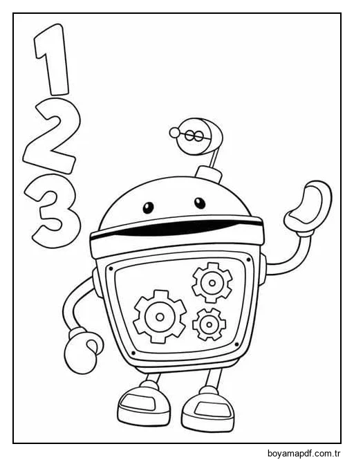 Takım Umizoomi HD Boyama Sayfası