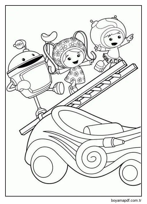 Takım Umizoomi JPG Boyama Sayfası