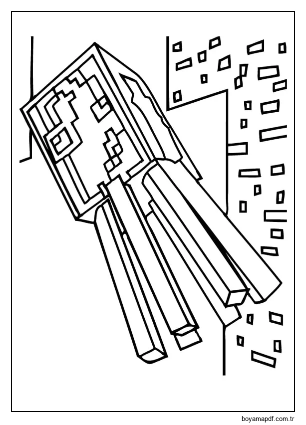 Uçan denizanası Boyama Sayfası